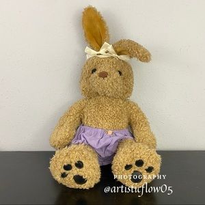 NEW! Vintage! Retired! 1997 Build a Bear Brown Curly Bunny 17”